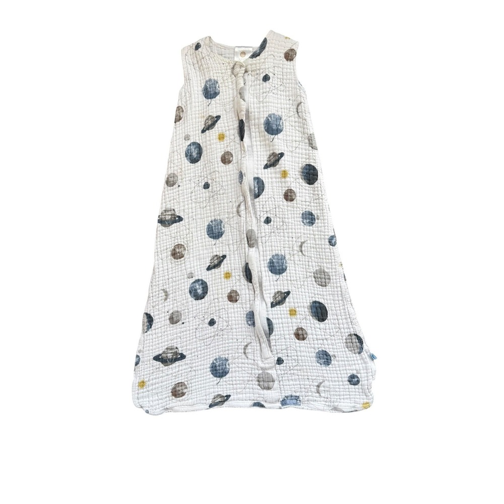 Little Unicorn Sleep Bag Kids XL 18-24 Months White Celestial Planets
